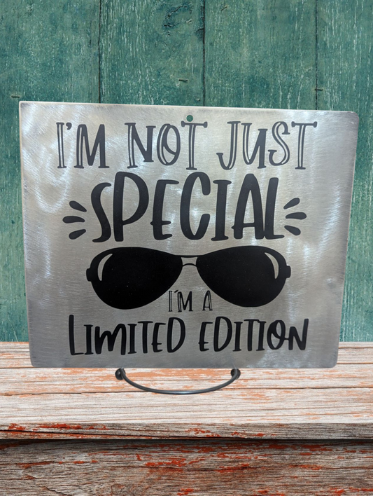 Limited edition sign