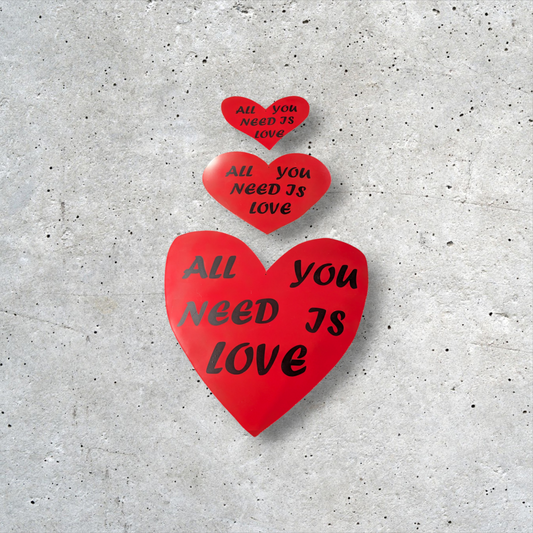 Heart Decor - All You Need Is Love